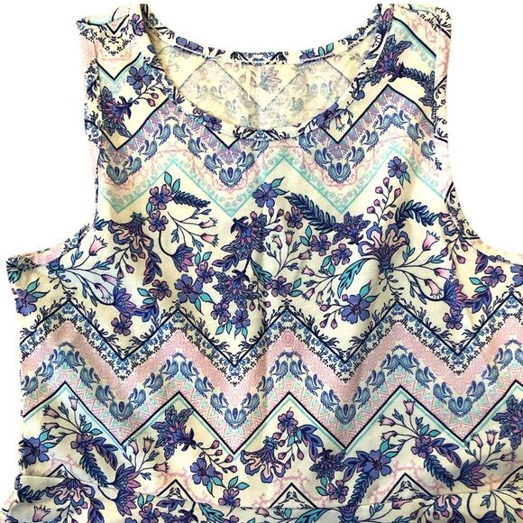 The Children’s Place Skater Tank Floral Dress Size M 7/8 NEW - Picture 2 of 4
